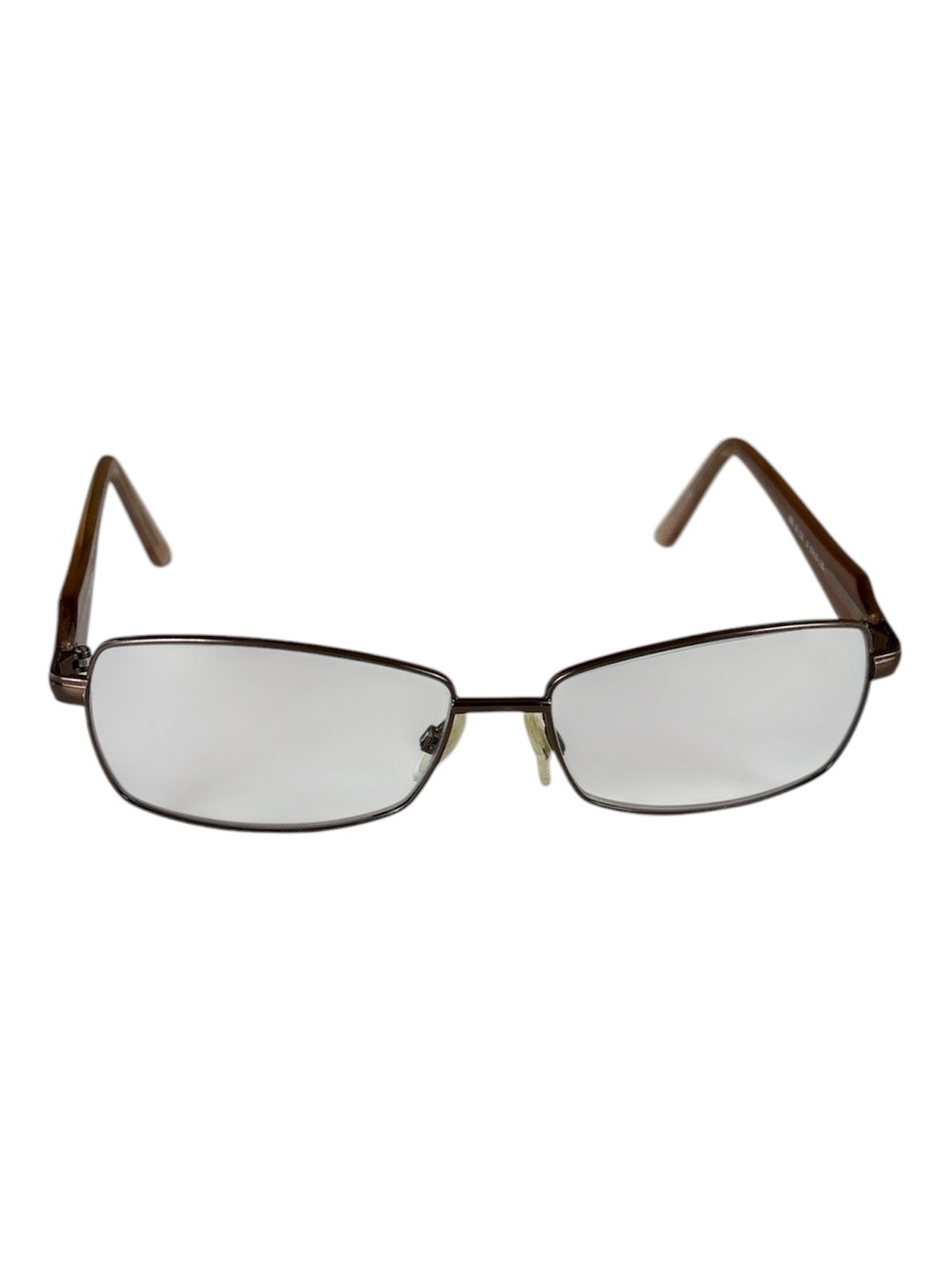 RS/Steffani Rectangular Brown Metal Rim Glasses RSS 03 COL 10 57X15-135